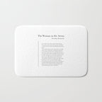 The Woman in the Arena by Theodore Roosevelt Bath Mat Gallery Image 1