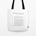 The Woman in the Arena by Theodore Roosevelt Tote Bag Gallery Image 1