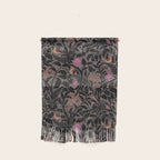 Mysterious Garden - black, gray, orange, and purple Wall Hanging Gallery Image 1