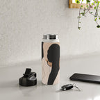 Minimal Abstract Art Sunset Girl 2 Water Bottle Gallery Image 4