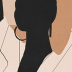 Minimal Abstract Art Sunset Girl 2 Coffee Mug Gallery Image 2