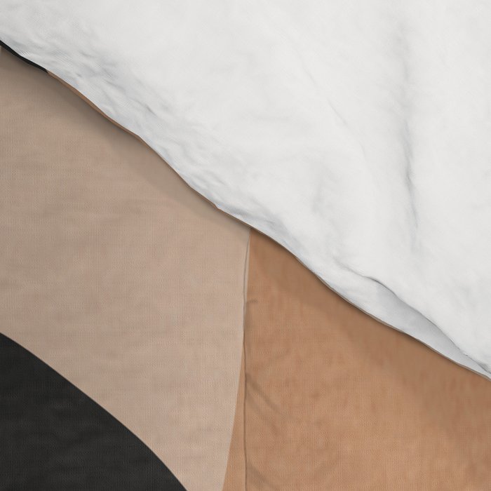 Minimal Abstract Art Sunset Girl 2 Comforter Gallery Image 4