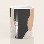 Minimal Abstract Art Sunset Girl 2 Coffee Mug Gallery Image 4