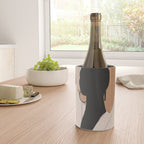 Minimal Abstract Art Sunset Girl 2 Wine Chiller Gallery Image 4