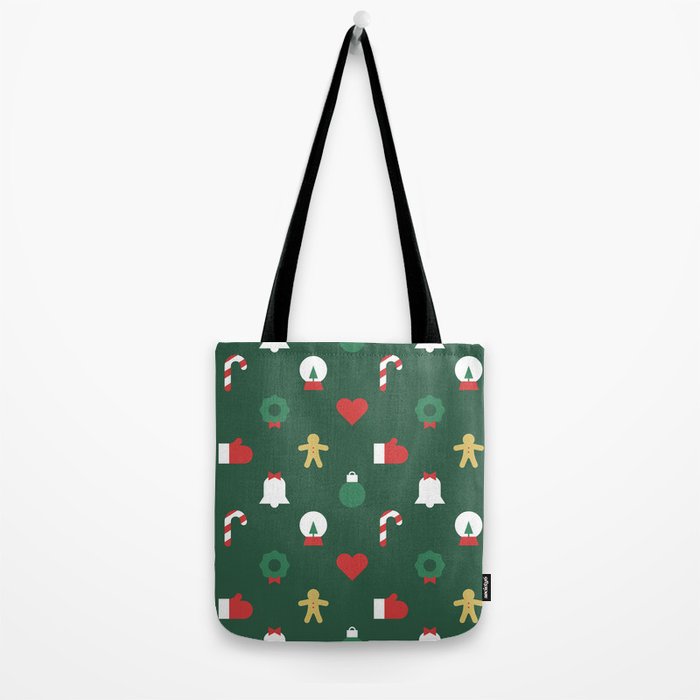 Geometric christmas decoration pattern Tote Bag Gallery Image 2