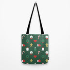 Geometric christmas decoration pattern Tote Bag Gallery Image 2