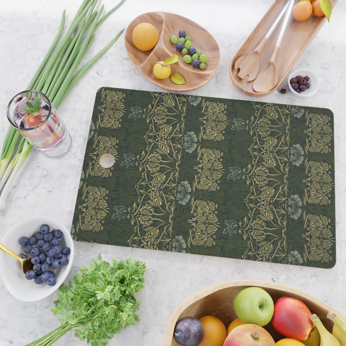 William Morris "Tulip and rose" 1. Cutting Board Gallery Image 2