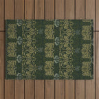 William Morris "Tulip and rose" 1. Outdoor Rug Gallery Image 1