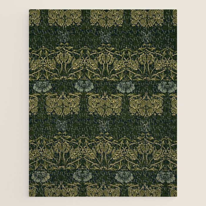 William Morris "Tulip and rose" 1. Jigsaw Puzzle Gallery Image 1