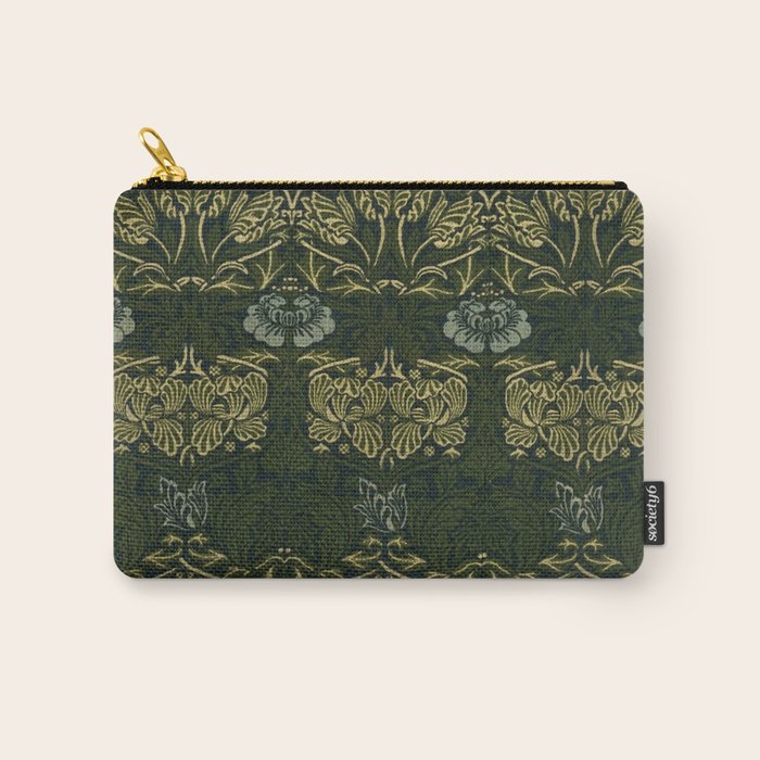 William Morris "Tulip and rose" 1. Carry All Pouch Gallery Image 1