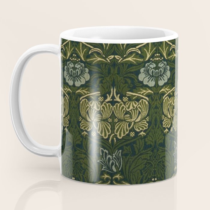 William Morris "Tulip and rose" 1. Coffee Mug Gallery Image 3