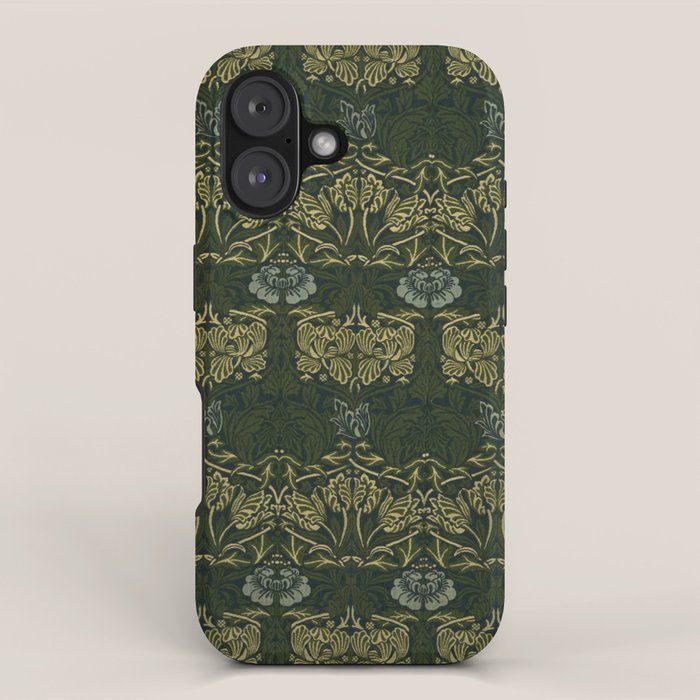 William Morris "Tulip and rose" 1. iPhone Case Gallery Image 1