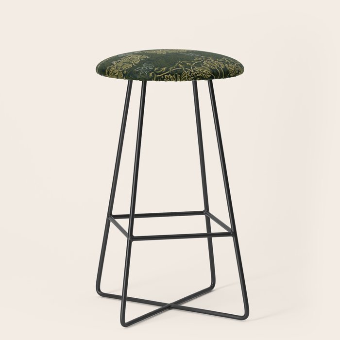 William Morris "Tulip and rose" 1. Stool Gallery Image 1