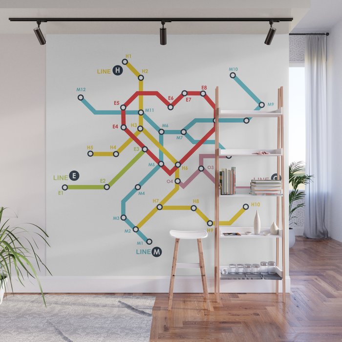 Home Where The Heart Is Wall Mural Gallery Image 1