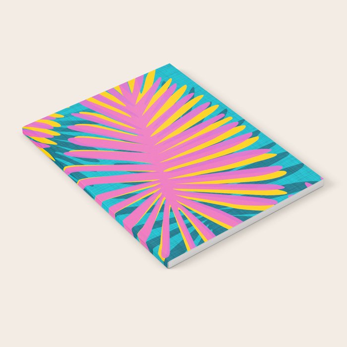 Mid Mod Pink Palm Trees Notebook Gallery Image 2