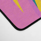 Mid Mod Pink Palm Trees Desk Mat Gallery Image 4