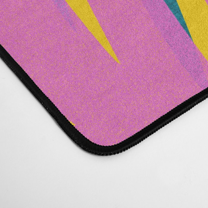 Mid Mod Pink Palm Trees Desk Mat Gallery Image 4