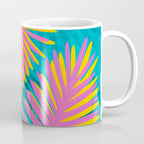 Mid Mod Pink Palm Trees Coffee Mug Gallery Image 1