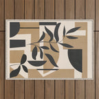 Abstract Foliage 3 Outdoor Rug Gallery Image 1