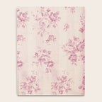 Elegant blush pink white rustic floral vintage stripes Notebook Gallery Image 4