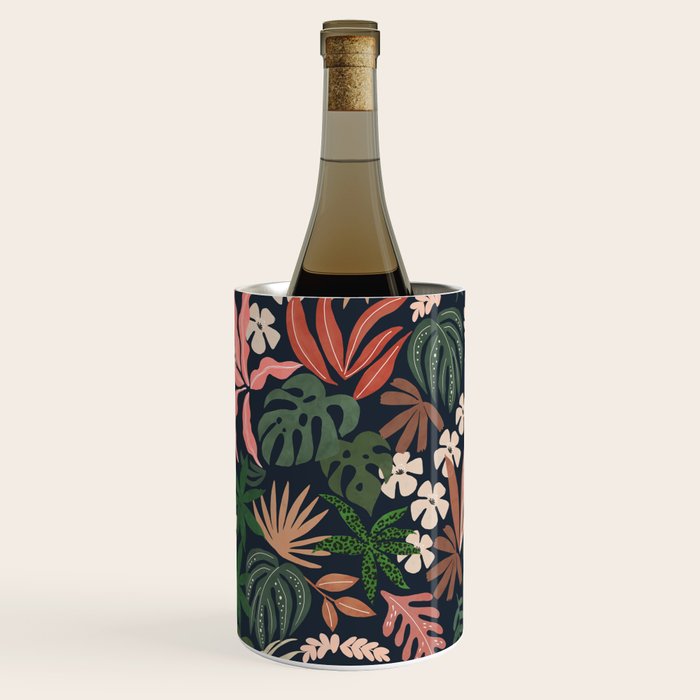 Dark Bohemian Tropical Charm Wine Chiller Gallery Image 3