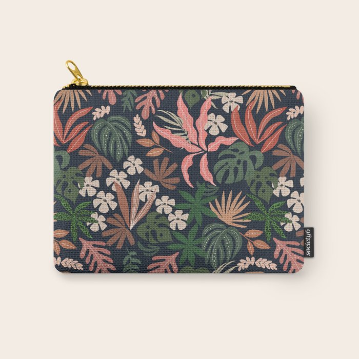 Dark Bohemian Tropical Charm Carry All Pouch Gallery Image 1