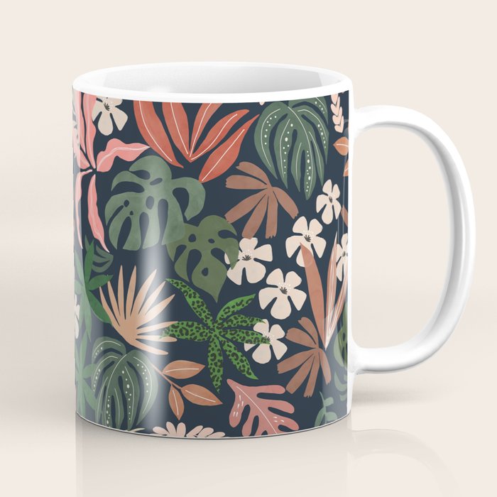 Dark Bohemian Tropical Charm Coffee Mug Gallery Image 1