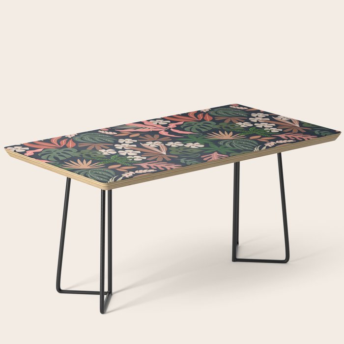Dark Bohemian Tropical Charm Coffee Table Gallery Image 1
