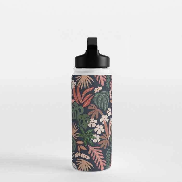 Dark Bohemian Tropical Charm Water Bottle Gallery Image 3