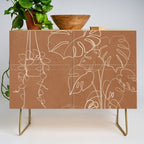 Minimal Window With Potted Plants 5 Credenza Gallery Image 1