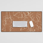 Minimal Window With Potted Plants 5 Desk Mat Gallery Image 1