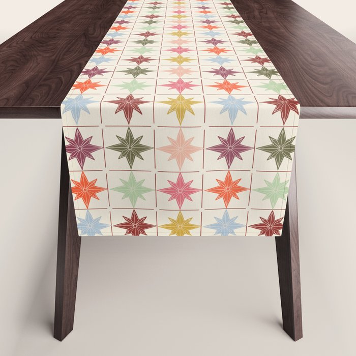 Paper Stars Tile Table Runner Gallery Image 1