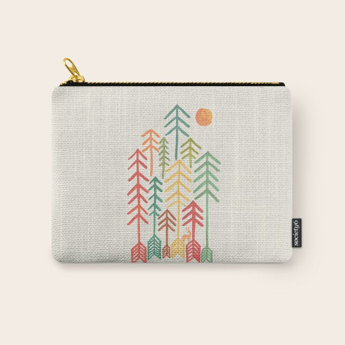 Arrow forest Carry All Pouch Gallery Image 1