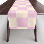 CHECKER - 001 - Rose Quartz Table Runner Gallery Image 1