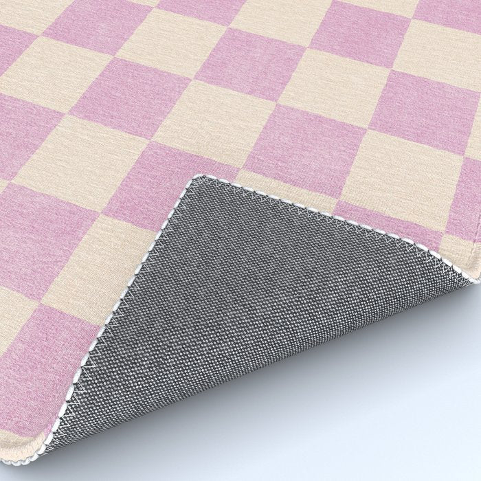 CHECKER - 001 - Rose Quartz Rug Gallery Image 4