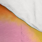 Ombre rainbow waves Comforter Gallery Image 4