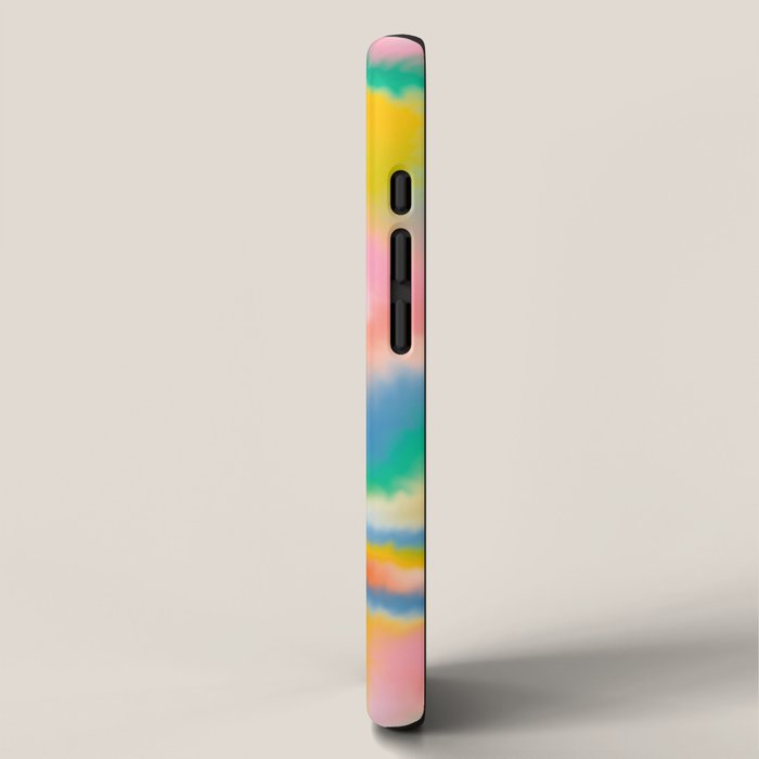 Ombre rainbow waves iPhone Case Gallery Image 2