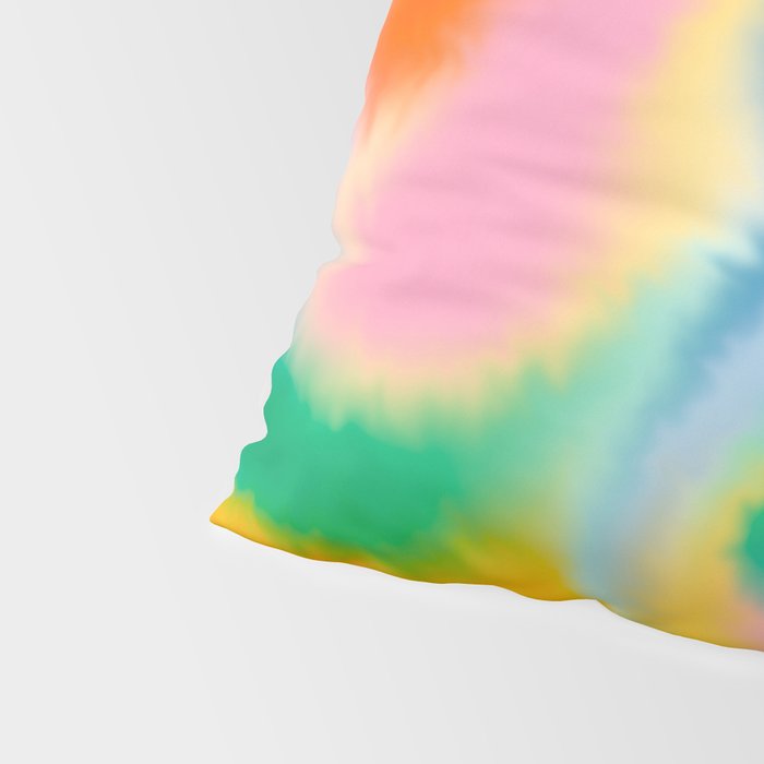 Ombre rainbow waves Pillow Sham Gallery Image 4
