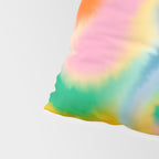 Ombre rainbow waves Pillow Sham Gallery Image 4