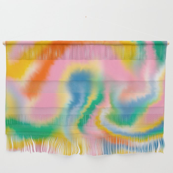 Ombre rainbow waves Wall Hanging Gallery Image 1