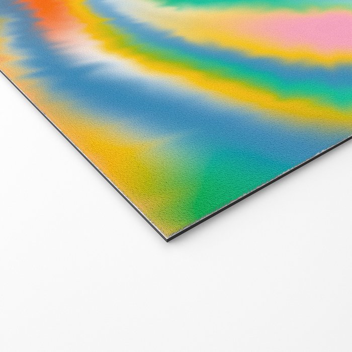 Ombre rainbow waves Welcome Mat Gallery Image 2