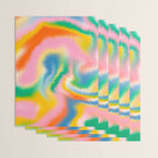 Ombre rainbow waves Wrapping Paper Gallery Image 3