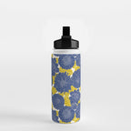 Blue Dahlias Water Bottle Gallery Image 2