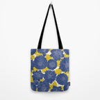 Blue Dahlias Tote Bag Gallery Image 2