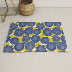 Blue Dahlias Rug Gallery Image 1