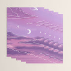 Purple Sunset View Wrapping Paper Gallery Image 3