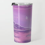 Purple Sunset View Travel Mug Gallery Image 3