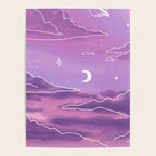 Purple Sunset View Poster Gallery Image 4
