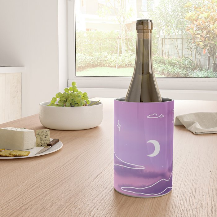 Purple Sunset View Wine Chiller Gallery Image 4