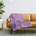 Purple Sunset View Throw Blanket Gallery Image 1